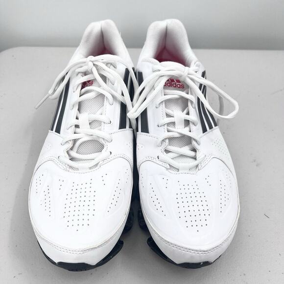RARE 2013 Adidas RAVA Style Bounce Sneakers White Black D66163 main image 7